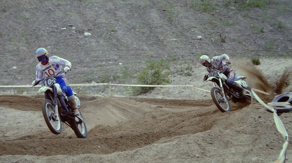 Jacky Vimond edellä Salo GP-125 1980